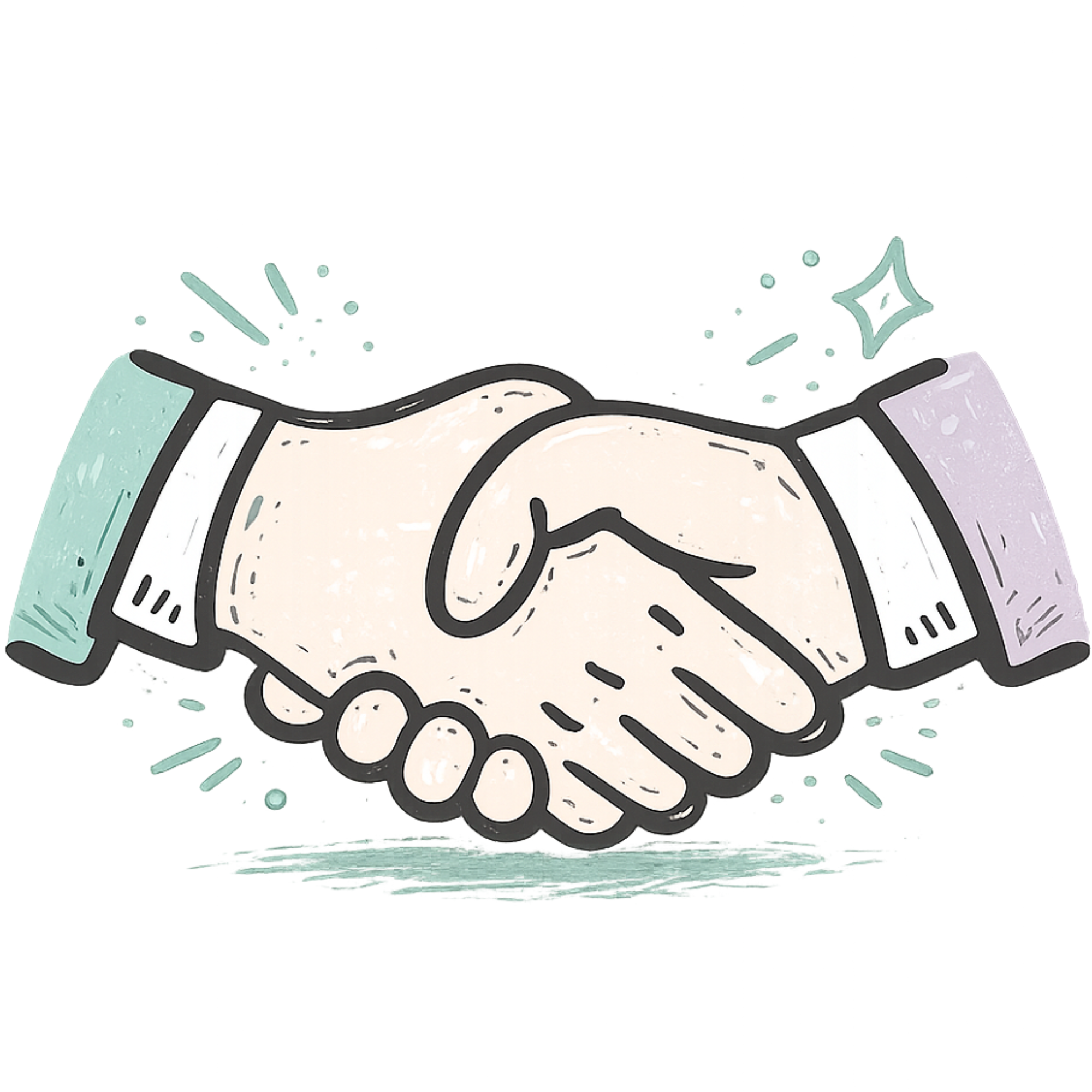 Faire Zusammenarbeit Icon